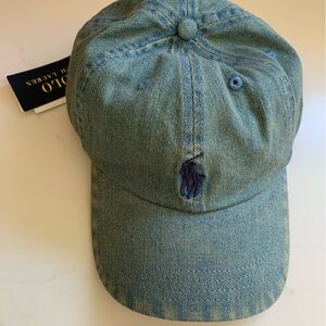 Polo Ralph Lauren Men’s Distressed Denim Cap Blue NWT